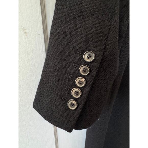 Zara Manteco Oversize Wool Masculine Double Breasted Coat Size Medium - Picture 11 of 14